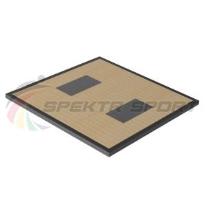 Купить Помост тяжелоатлетический с окантовкой 3х3х0,1м, рез. амортизаторы 1х0,5х0,04м в Электроугли 